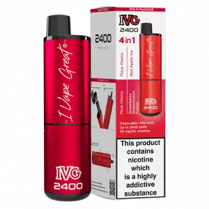 Red Raspberry Edition | IVG 2400 Disposable Vape 20mg
